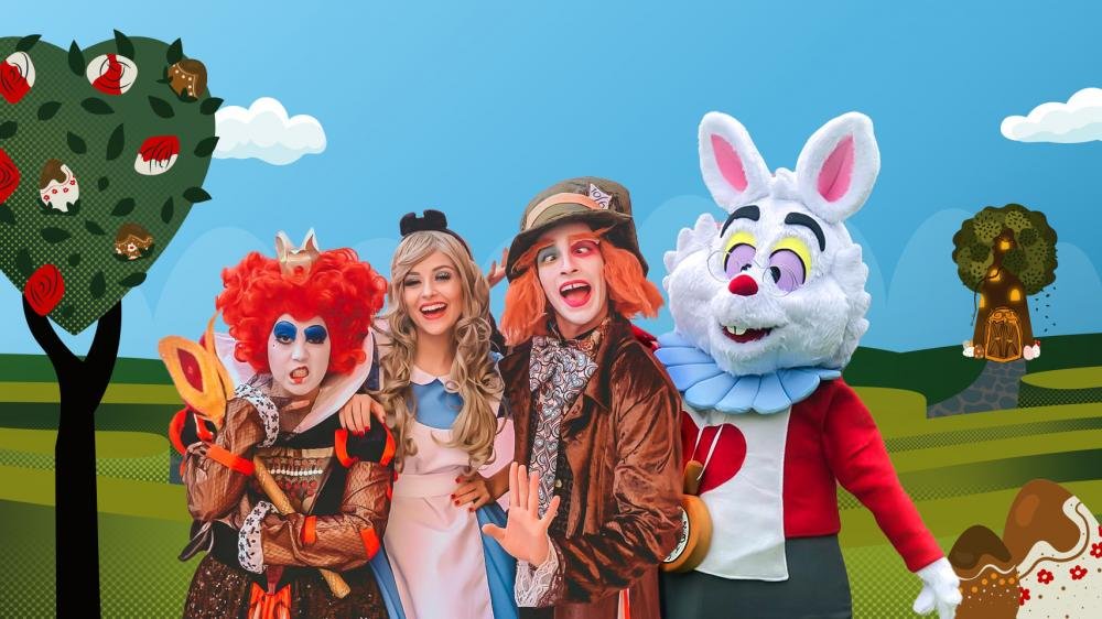 Páscoa Mueller no País das Maravilhas