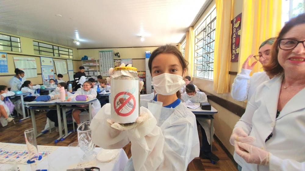 CMEIs e Escolas de PG formam alunos para combater a dengue