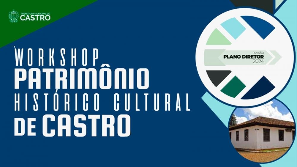 Workshop de Patrimônio Cultural será realizado em Castro nesta quinta (18)