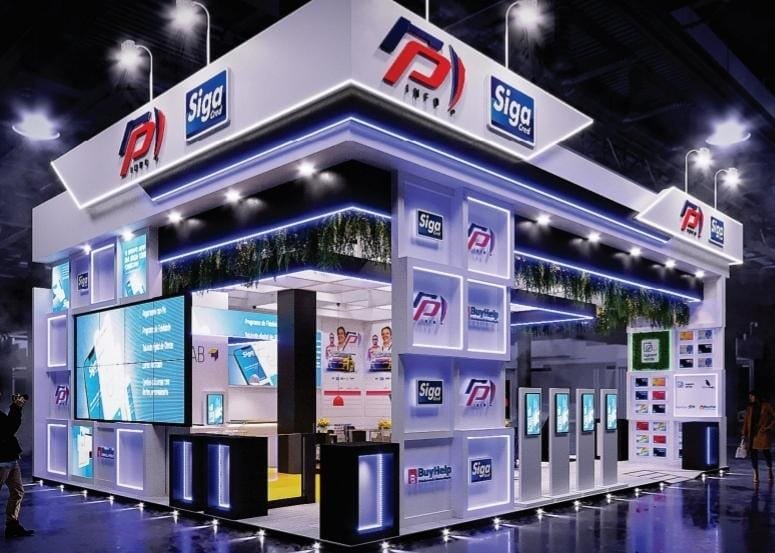 ExpoApras está com estande tecnológico imersivo da RP Info com mercado modelo