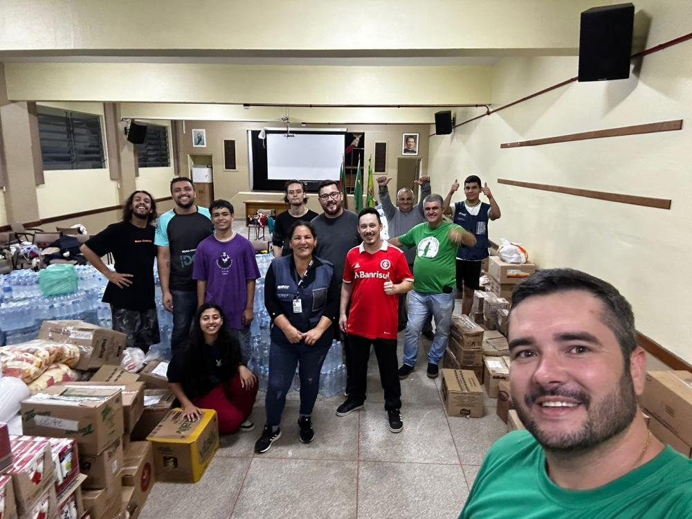 Paróquia Santa Rita envia donativos para o Rio Grande do Sul