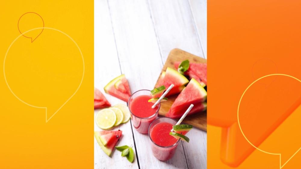 Drink de vinho com frutas prático e fácil de fazer