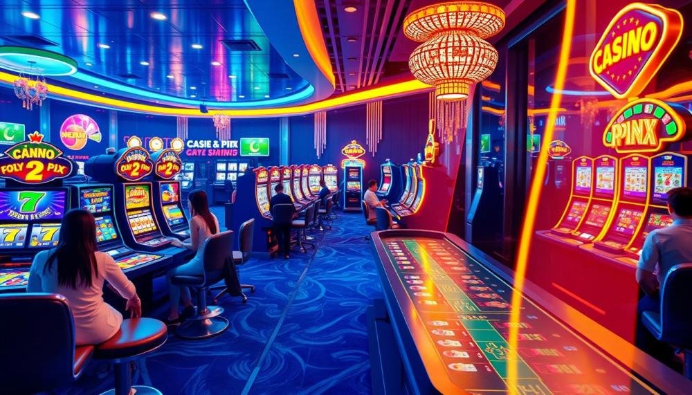 Como jogar no cassino pix?