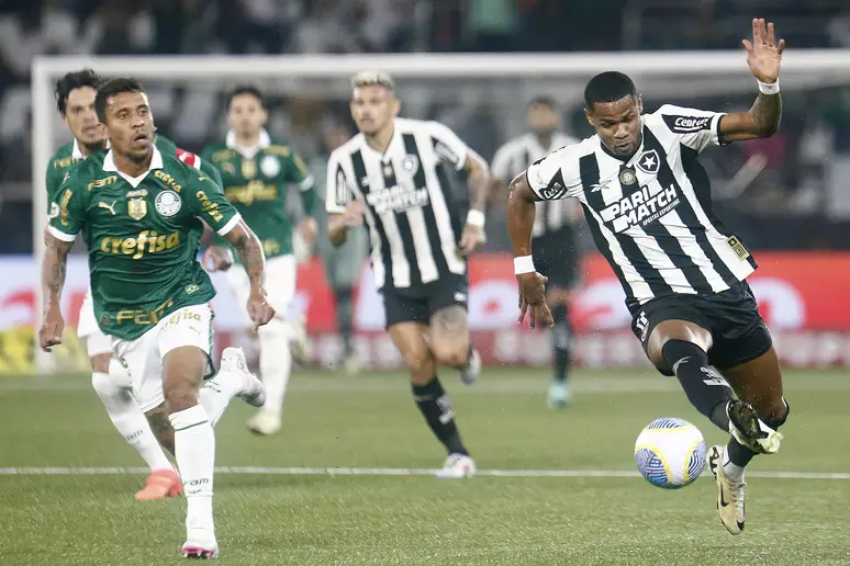 Botafogo supera Palmeiras em confronto direto e reassume liderança do Brasileirão