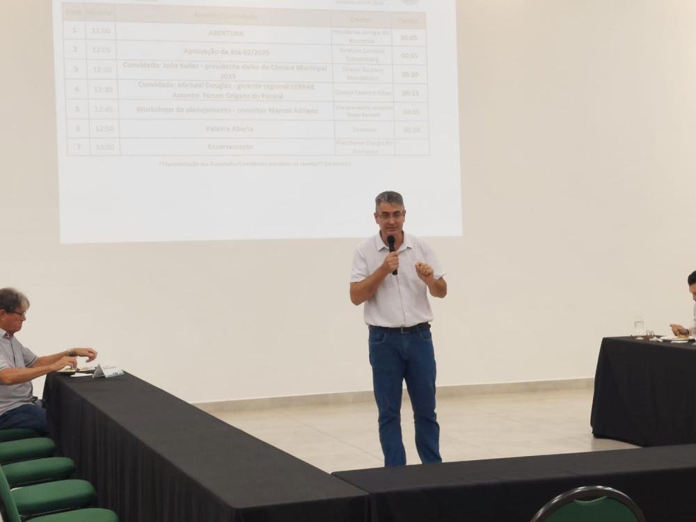ACIPG recebe presidente da Câmara de Vereadores para fortalecer diálogo e desenvolvimento