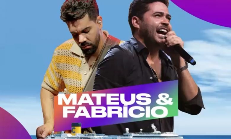 Mateus & Fabrício vão agitar os corações a bordo do On Board Festival 2025