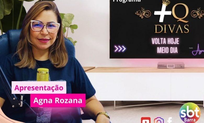 Reestreia de +Q DIVAS na Garças TV – o SBT do Araguaia – conquista o público com Agna Rozana à frente