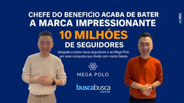 Busca Busca explode no coração do Brasil: 10 milhões de seguidores e uma festa histórica no Plaza Polo!