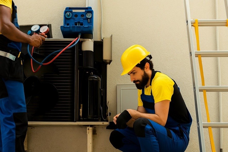 Infográfico: Como Funciona um Ar-Condicionado – Da Captação de Ar à Expulsão de Calor