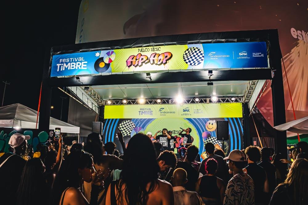 Palco Sesc Hip Hop, realizado pelo Sistema Fecomércio MG, celebra a cultura de rua no Festival Timbre