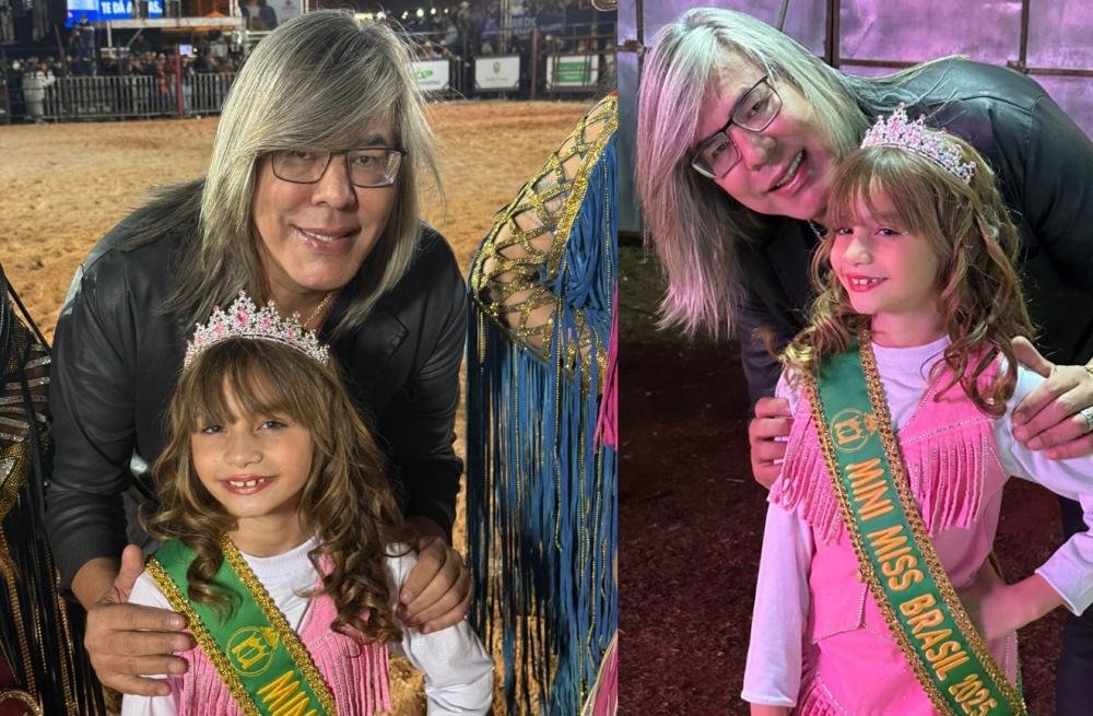 Mini Miss Brasil Alycia Vitória Soares e Paulo Pupin encerram a Festa do Peão de Pitangueiras com emoção e brilho na arena
