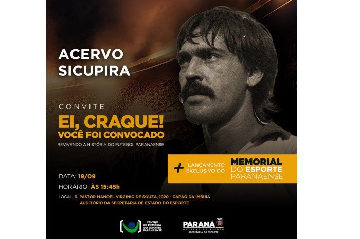 Centro de Memória do Esporte recebe acervo de Sicupira e faz evento para homenageá-lo