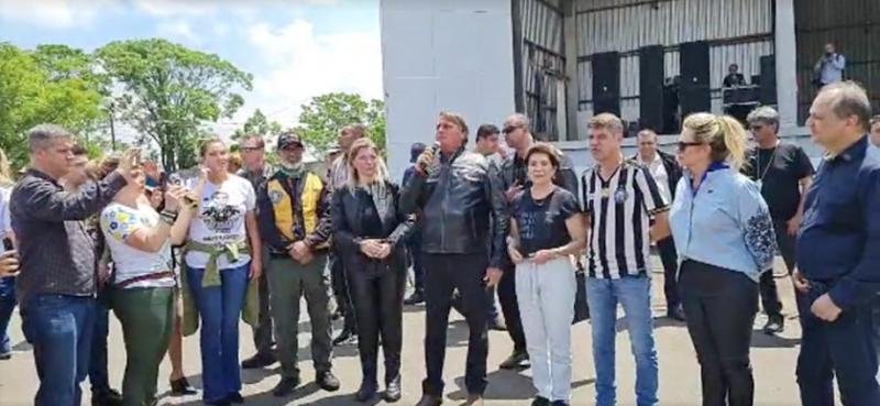 Veja o discurso do presidente após motociata