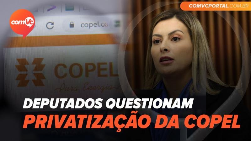 Mabel Canto questiona privatização da Copel