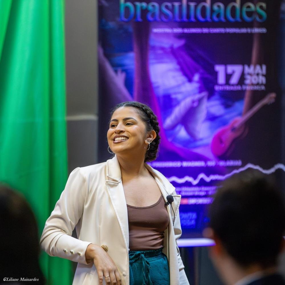 Apresentação dos alunos de canto do Conservatório Maestro Paulino