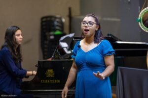 Apresentação dos alunos de canto do Conservatório Maestro Paulino