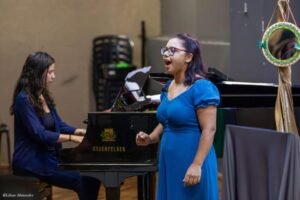 Apresentação dos alunos de canto do Conservatório Maestro Paulino