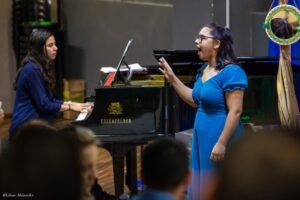 Apresentação dos alunos de canto do Conservatório Maestro Paulino