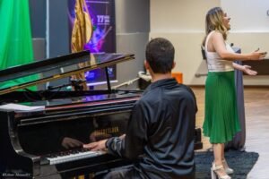 Apresentação dos alunos de canto do Conservatório Maestro Paulino