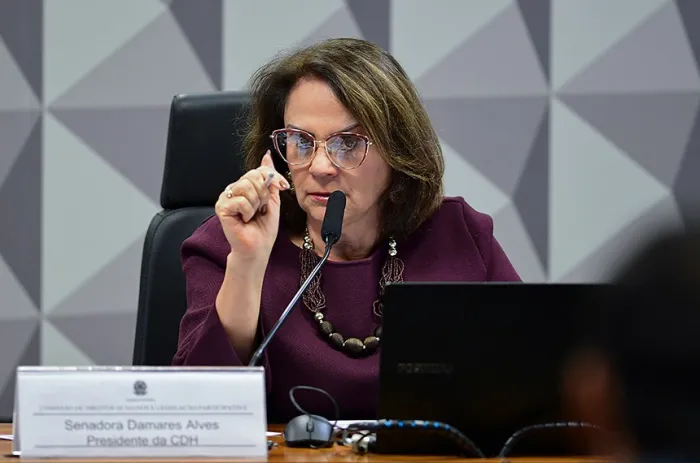 A senadora Damares Alves é presidente da CDH - Foto: Pedro França/Agência Senado