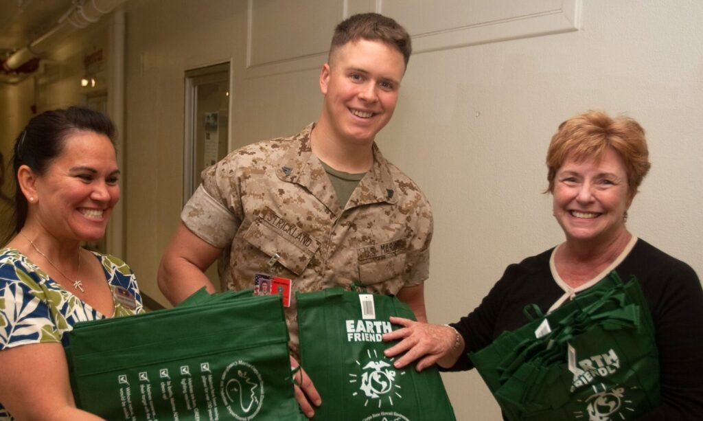 Corporal Daniel Strickland, a Marine Air Ground Task Force planner with U.S. Marine Corps Forces, Pacific, was one of many service members to receive