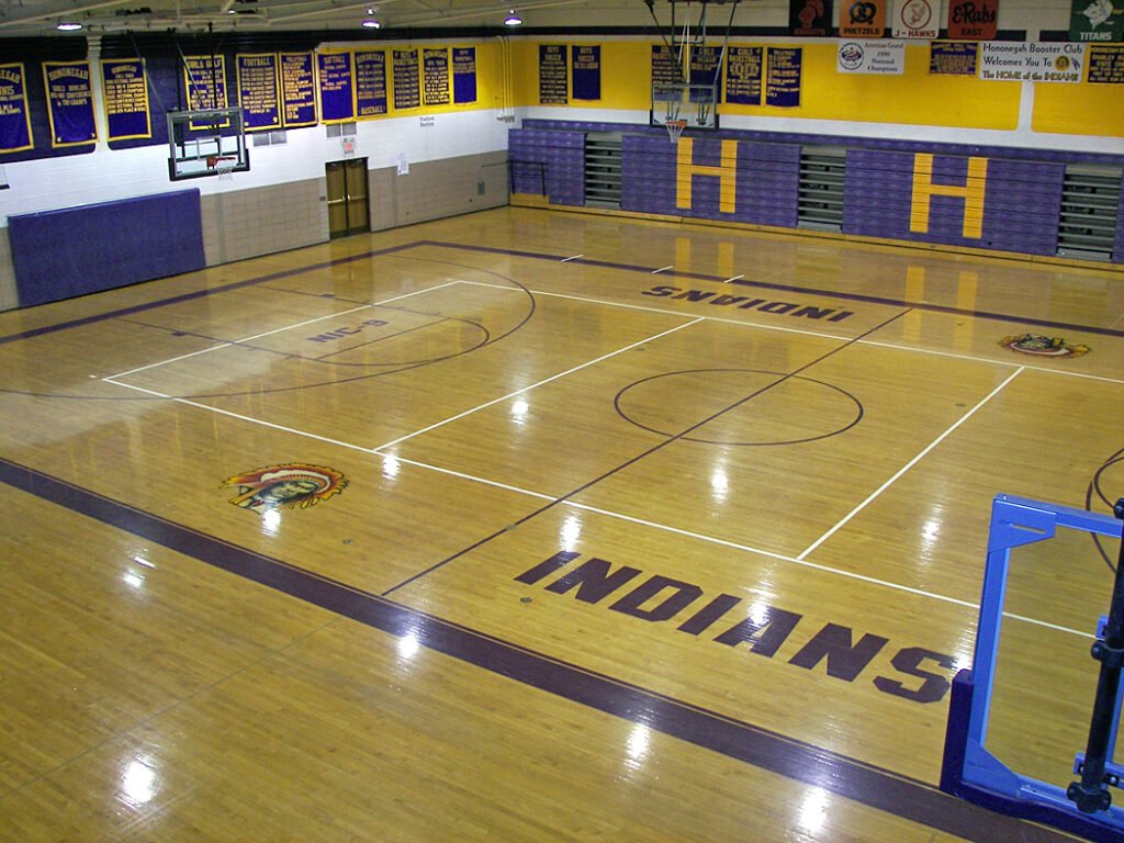 Gym at Hononegah High School