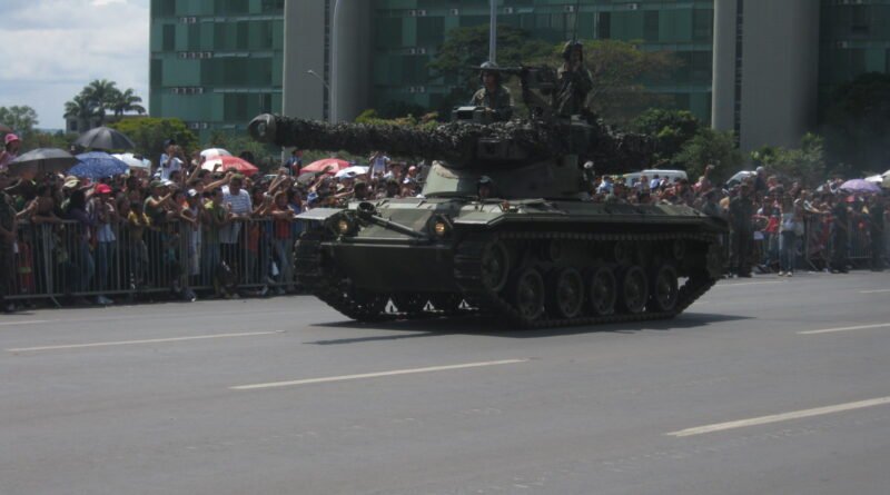 Tanque militar brasileño