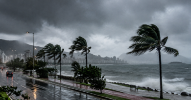 Ciclone extratropical: 122 cidades de SC têm alerta para tempestades