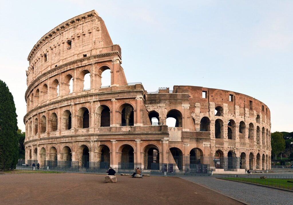 A equipe italiana também usou o escaneamento a laser no Coliseu, em Roma.